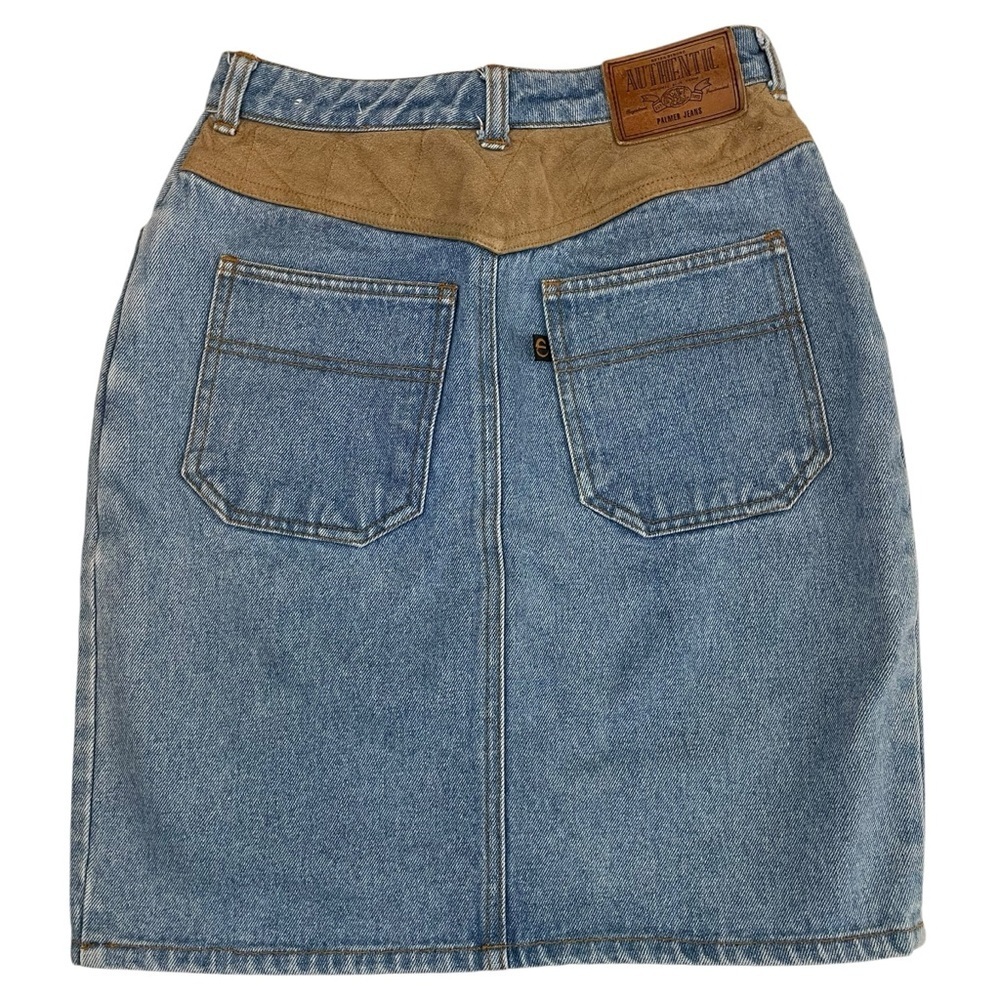 Palmer e Palmer Australia Blue‎ Denim Western Cowgirl Skirt - Picture 10 of 10